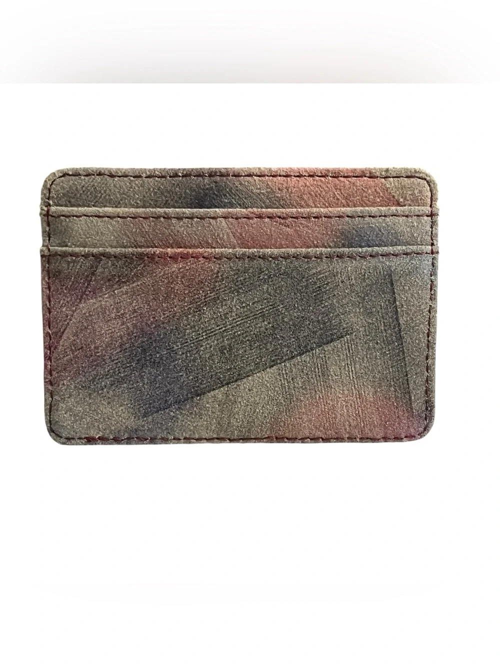 Aimee Kestenberg Multicolored‎ Suede Textured Card Case - Like New